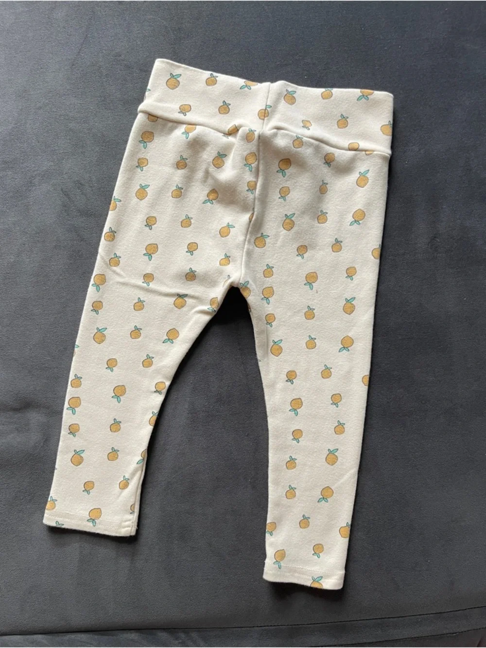 Cream Baby 18M Two-Piece Set with Lemon Print